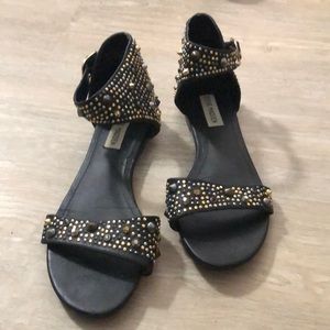 Steve Madden black studded sandals. Size 7.5.